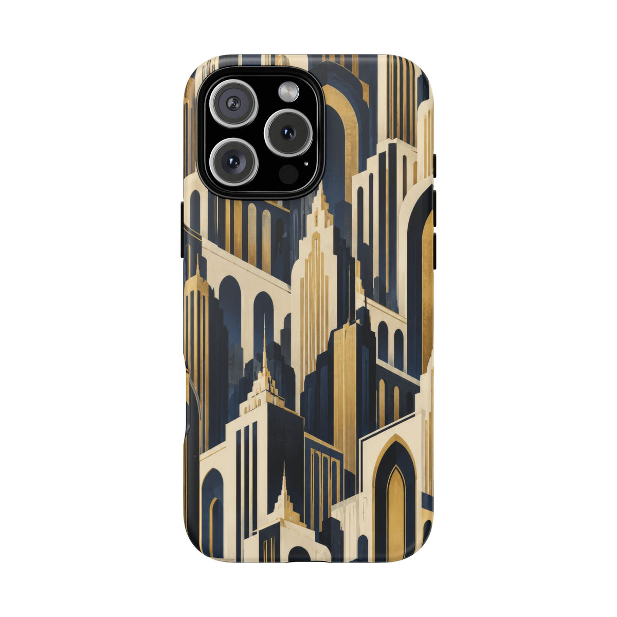 Midnight Metropolis iPhone Tough Case | art deco