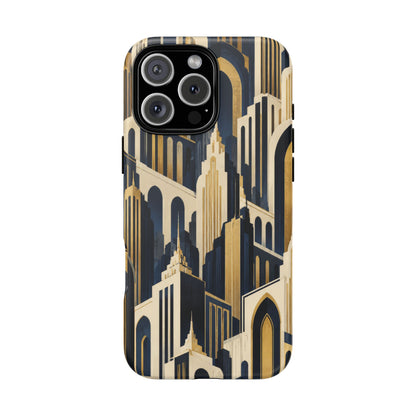 Midnight Metropolis iPhone Tough Case | art deco