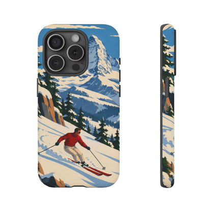 Swiss Skiing — Downhill Arc iPhone Tough Case