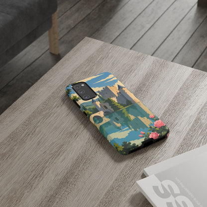 English Castle — Moat and Roses Samsung Galaxy Tough Case