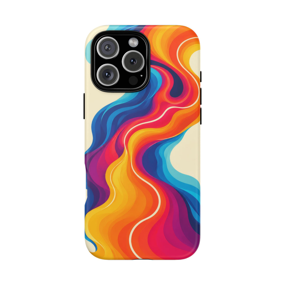 Electric Tide iPhone Tough Case | psychedelic wave