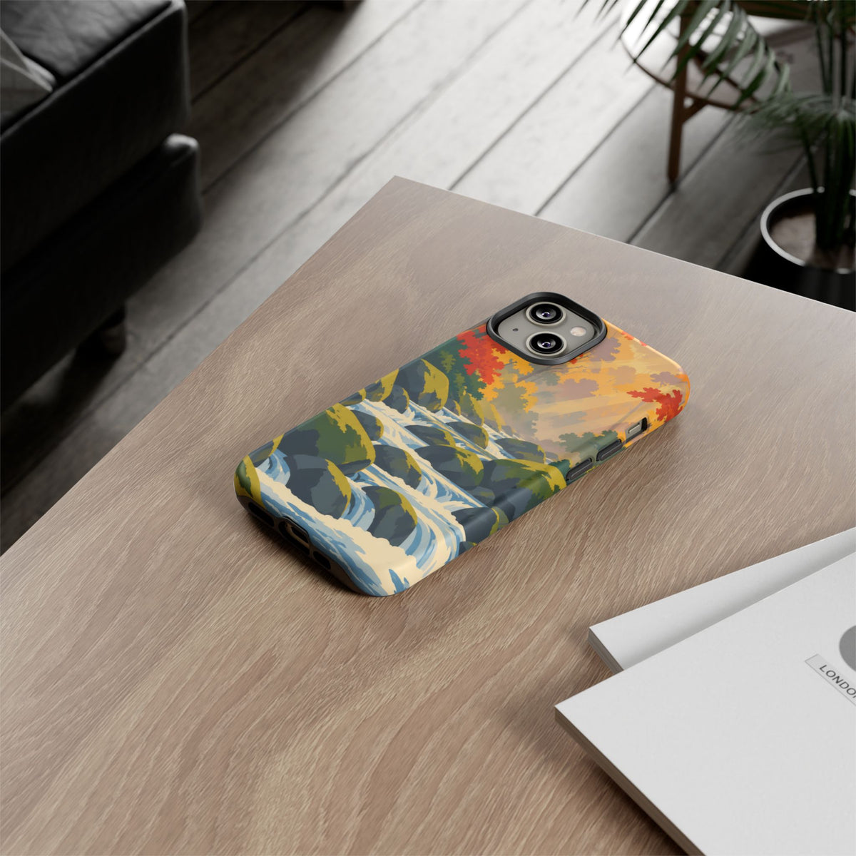 Great Smoky Mountains — Autumn Creek iPhone Tough Case