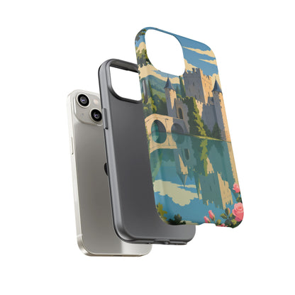 English Castle — Moat and Roses iPhone Tough Case