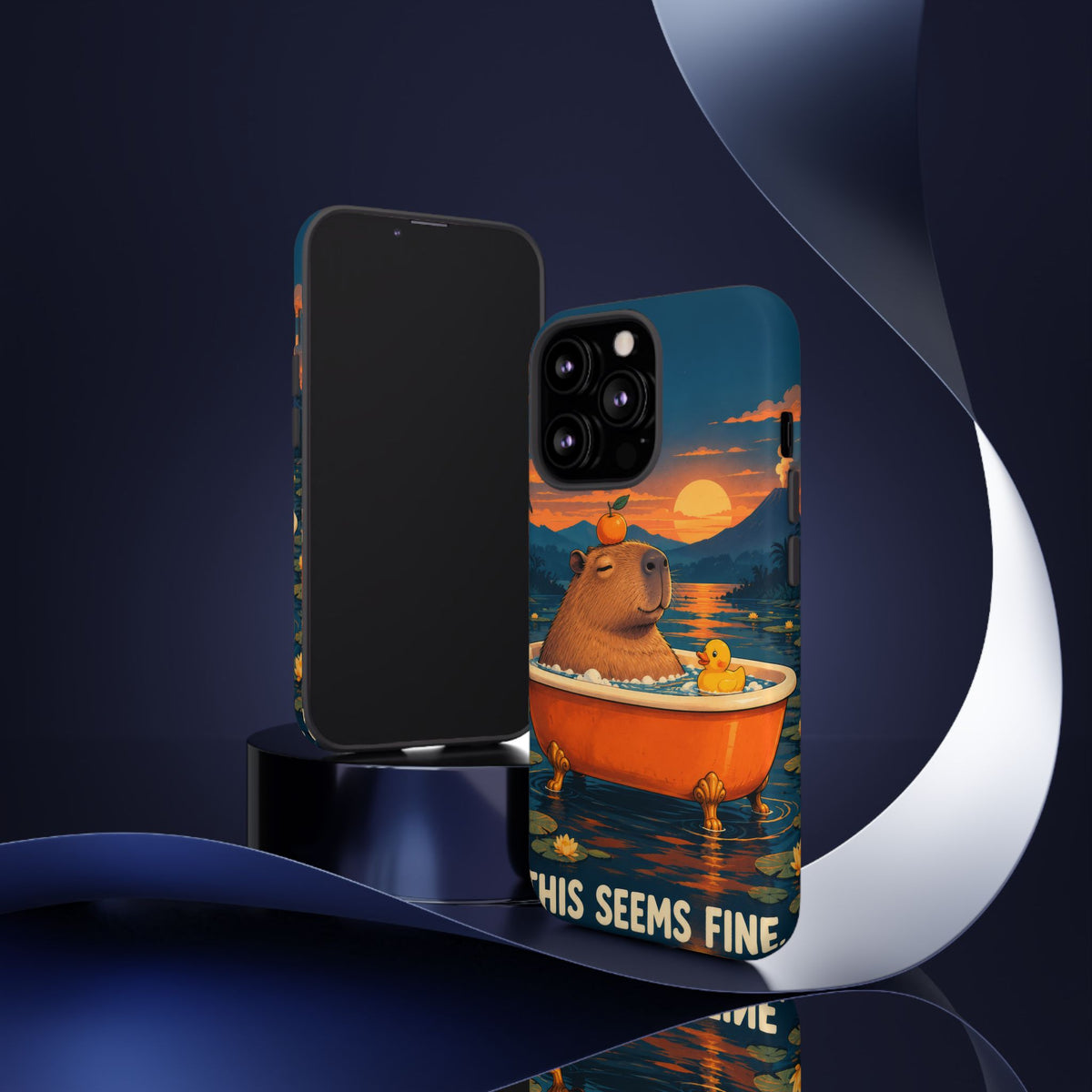 Minor Inconvenience iPhone Tough Case | funny capybara