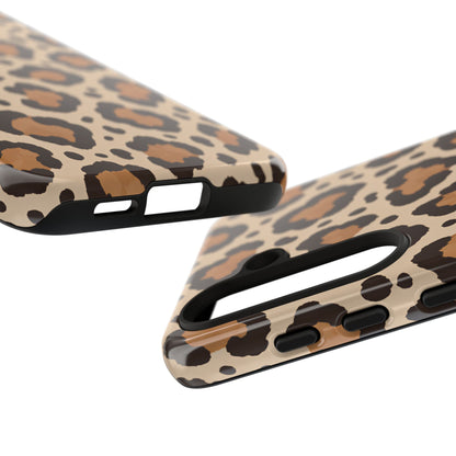 Leopard Print Samsung Galaxy Tough Case | Cocoa Wildcat