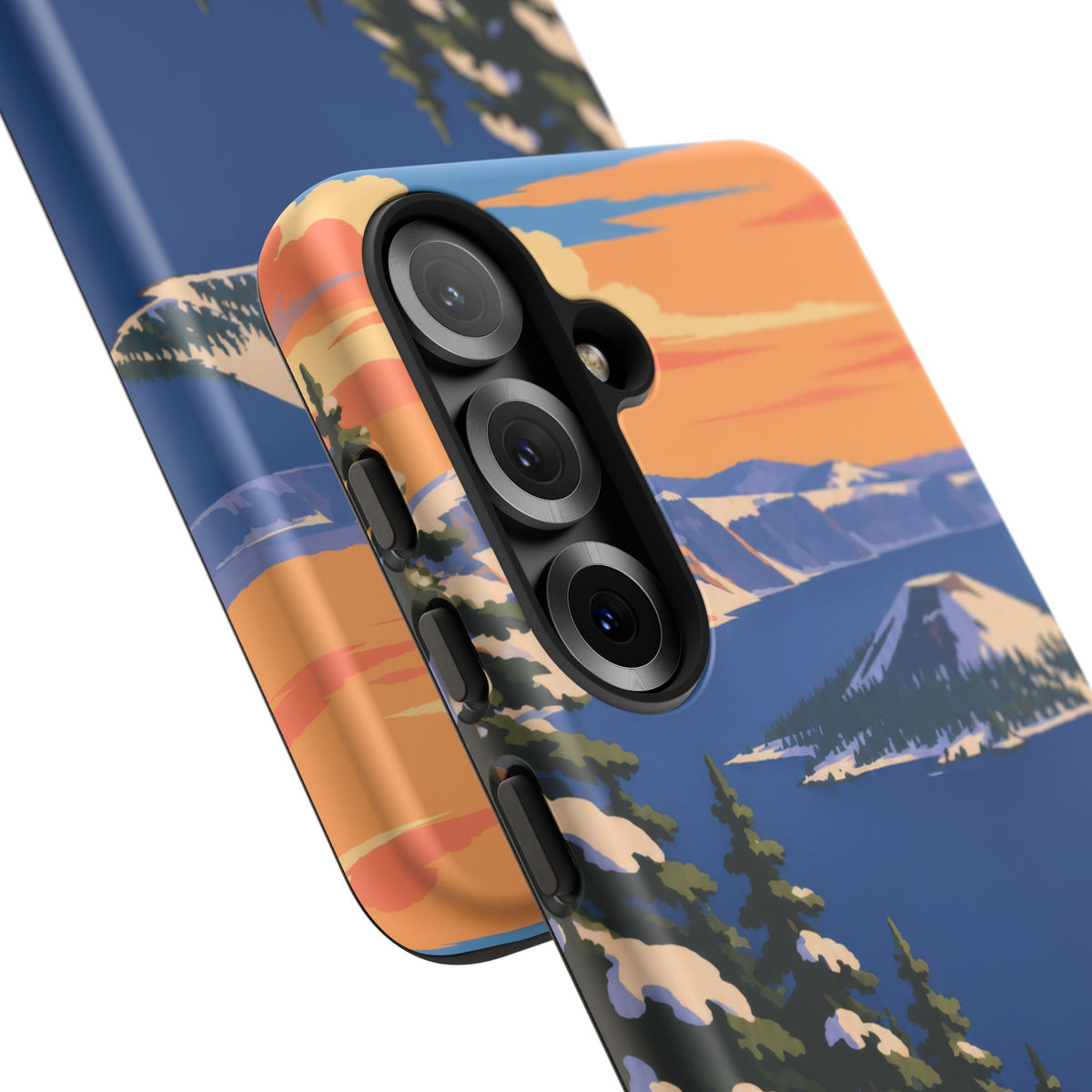 Crater Lake — Winter Caldera Samsung Galaxy Tough Case