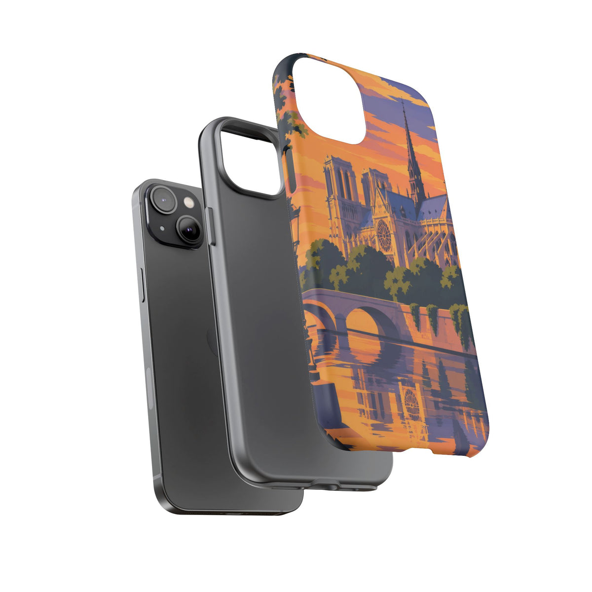 Notre Dame — Cathedral Twilight iPhone Tough Case