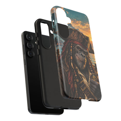 Pirate Gorilla Samsung Galaxy Tough Case | Captain Silverback