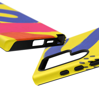 Offbeat Samsung Galaxy Tough Case | Abstract Color Block Art