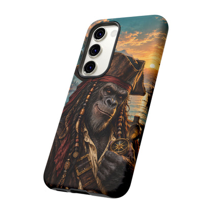 Pirate Gorilla Samsung Galaxy Tough Case | Captain Silverback