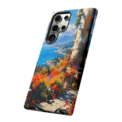 Azure Sanctuary Samsung Galaxy Tough Case | Painterly Coastal Landscape