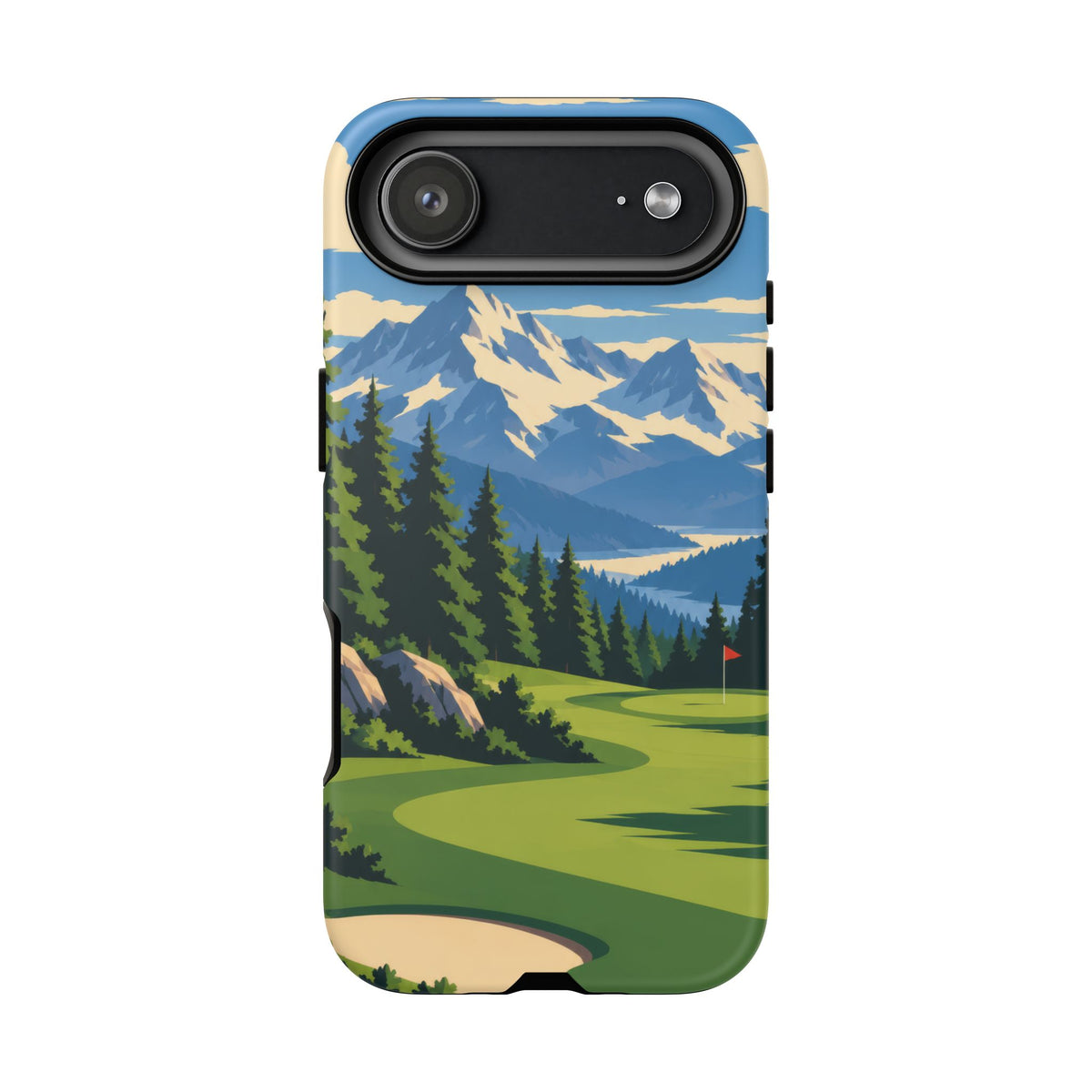 Mountain Golf — Alpine Fairway iPhone Tough Case