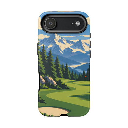 Mountain Golf — Alpine Fairway iPhone Tough Case