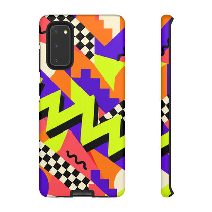 Acid Arcade Samsung Galaxy Tough Case | Bright Retro Geometry