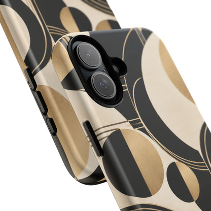 Pearl Orbit iPhone Tough Case | art deco