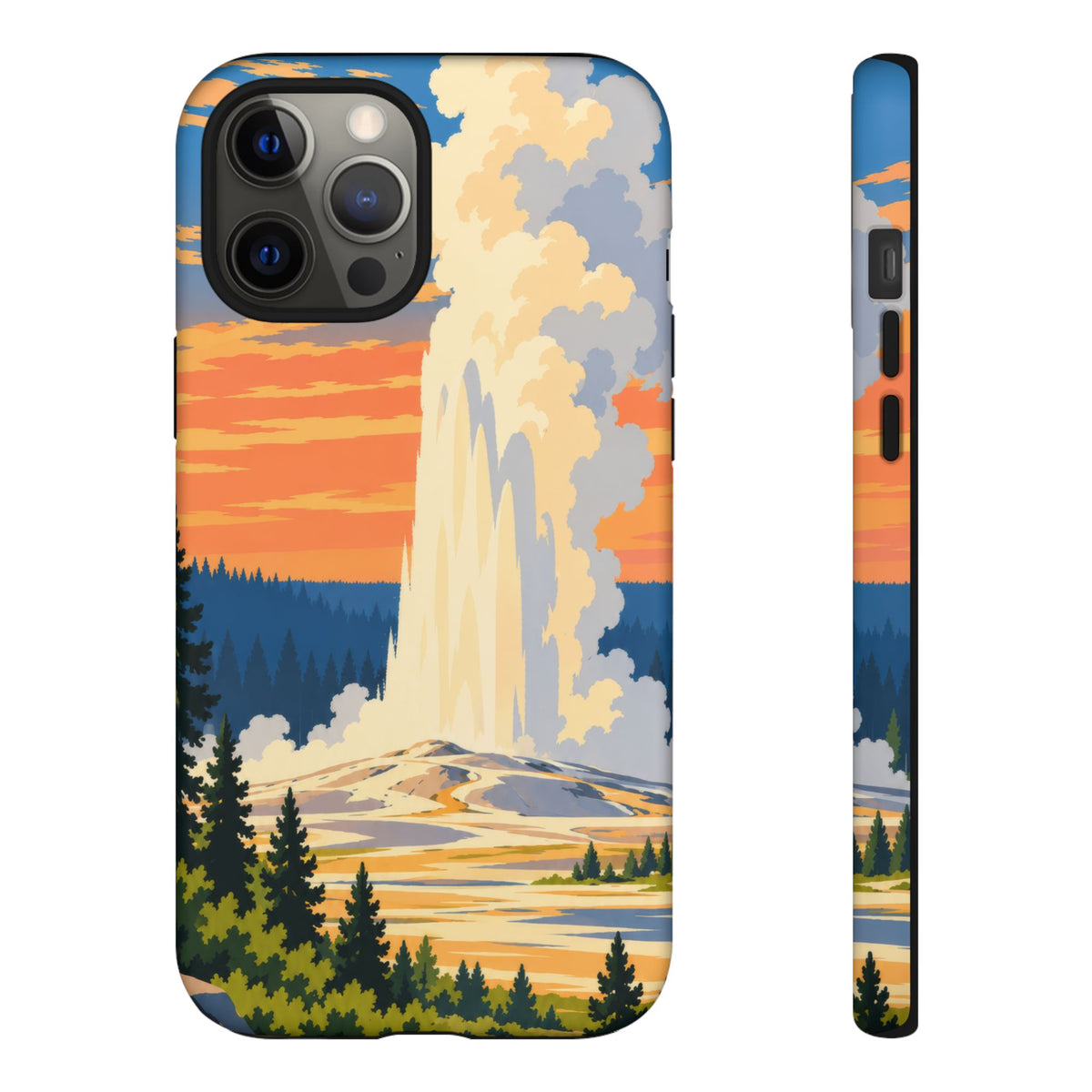 Yellowstone — Geyser Dawn iPhone Tough Case