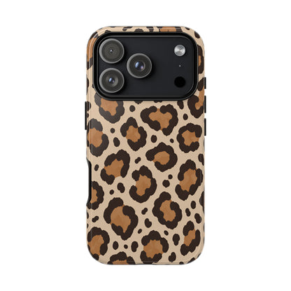 Leopard Print iPhone Tough Case | Cocoa Wildcat
