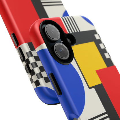Primary Frequency iPhone Tough Case | Primary Color Geometry