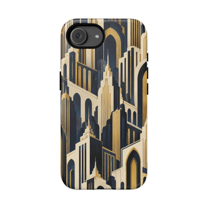 Midnight Metropolis iPhone Tough Case | art deco