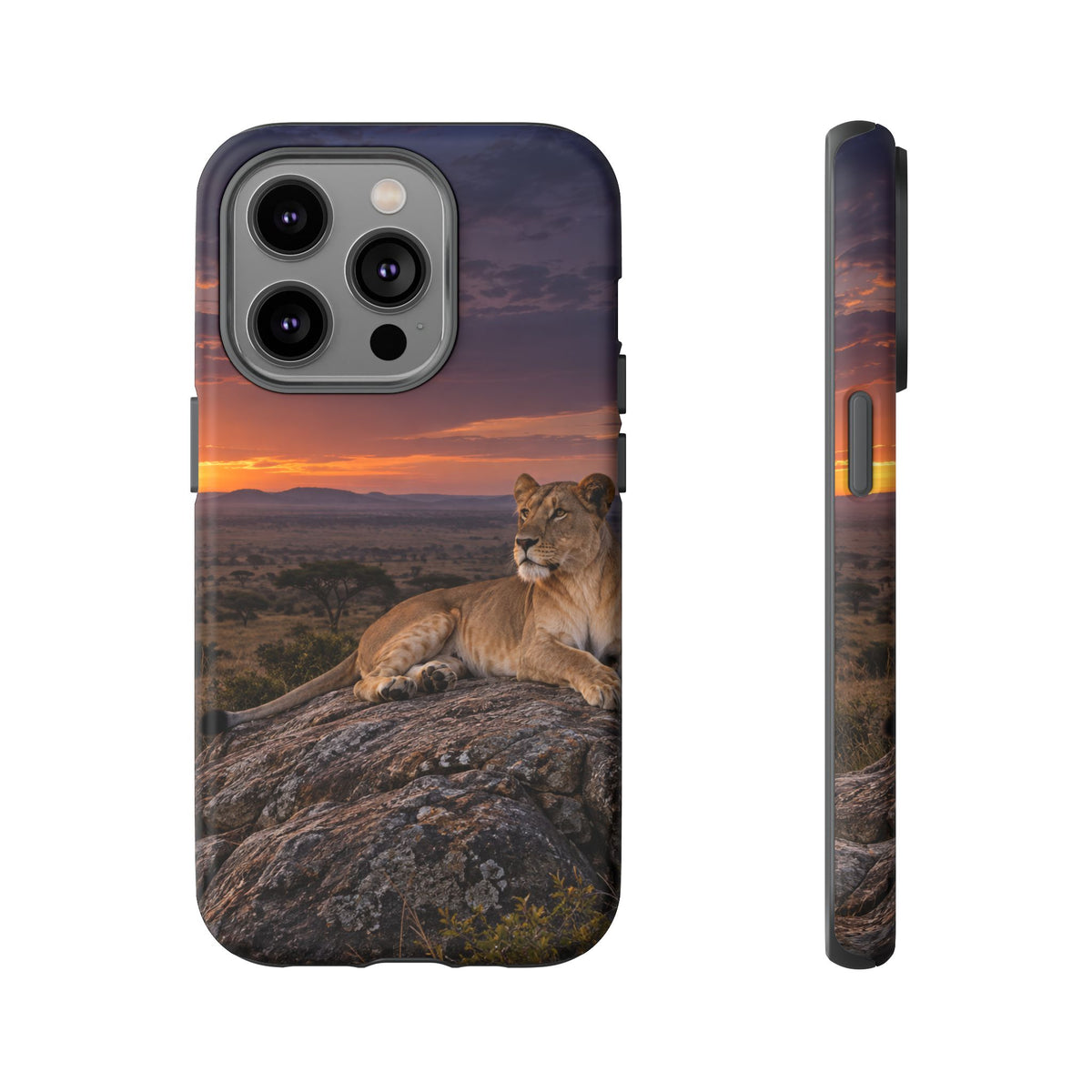 Lioness in the Blue Hour iPhone Tough Case