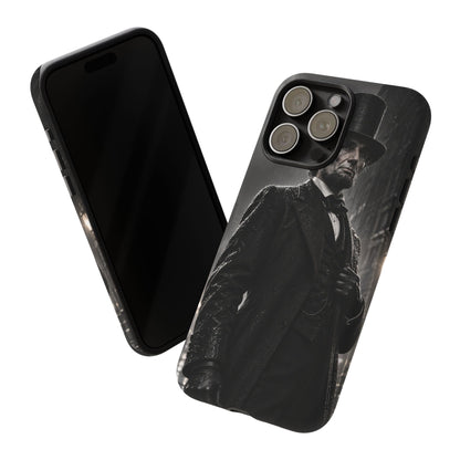 Abe after Midnight iPhone Tough Case | noir lincoln