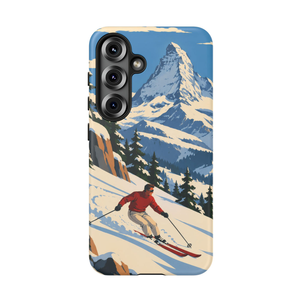 Swiss Skiing — Downhill Arc Samsung Galaxy Tough Case