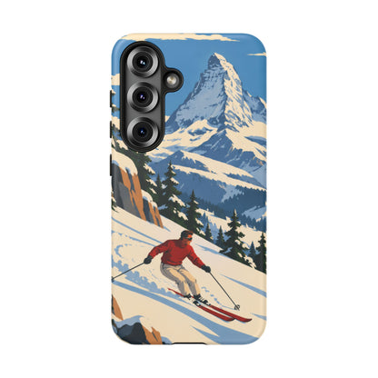 Swiss Skiing — Downhill Arc Samsung Galaxy Tough Case