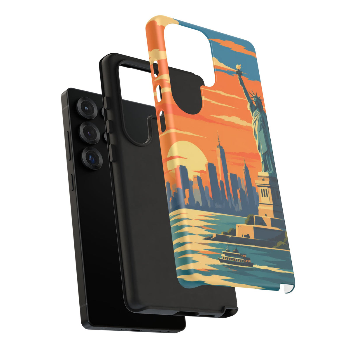 New York City — Harbor Liberty Samsung Galaxy Tough Case
