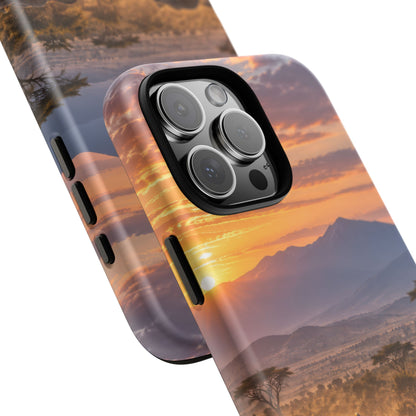 Elephants at First Light iPhone Tough Case | african elephants
