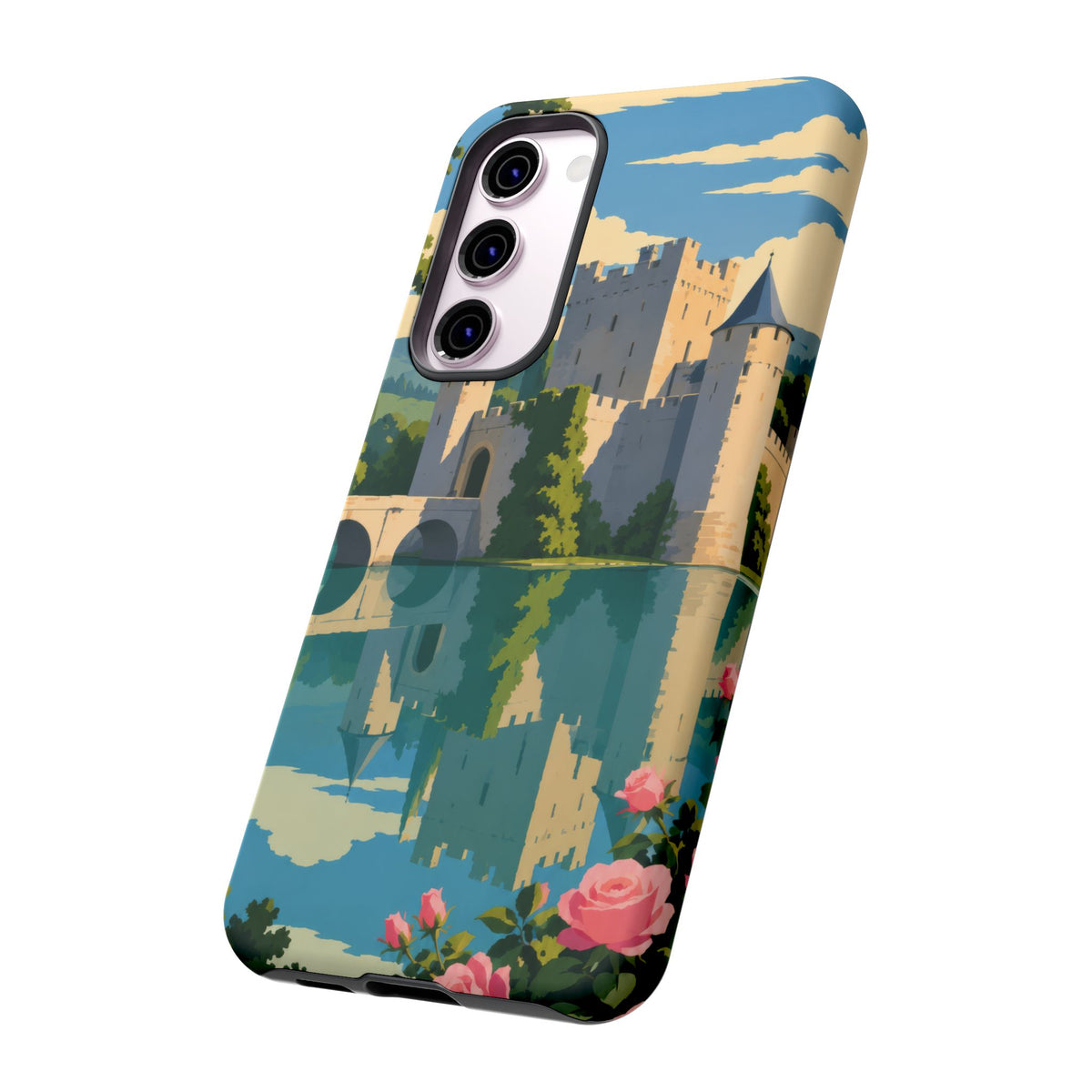 English Castle — Moat and Roses Samsung Galaxy Tough Case