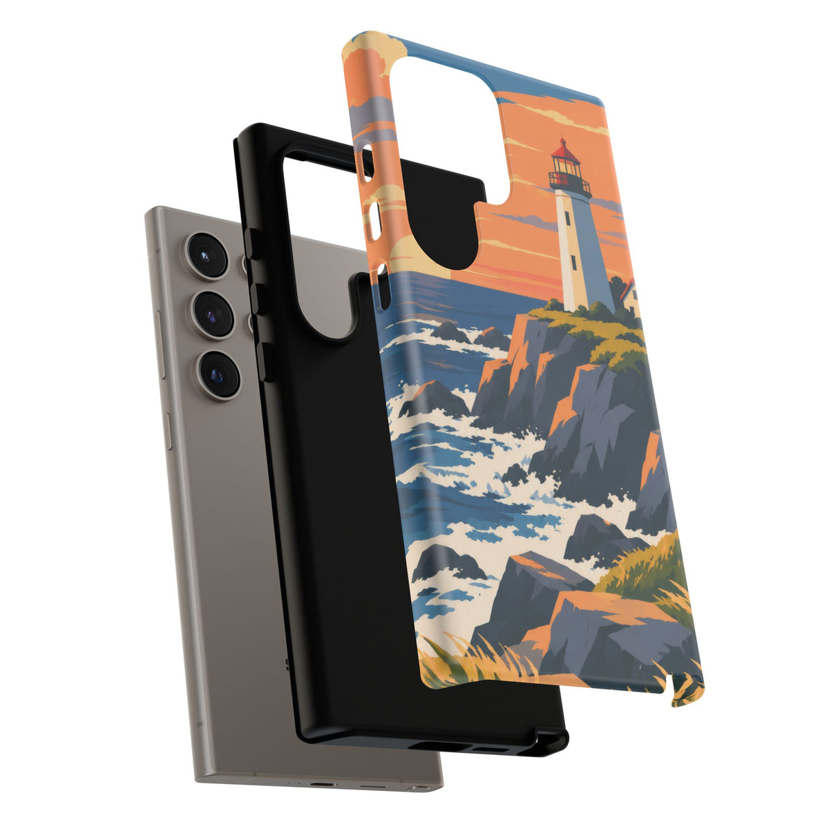 Lighthouse — Atlantic Beacon Samsung Galaxy Tough Case