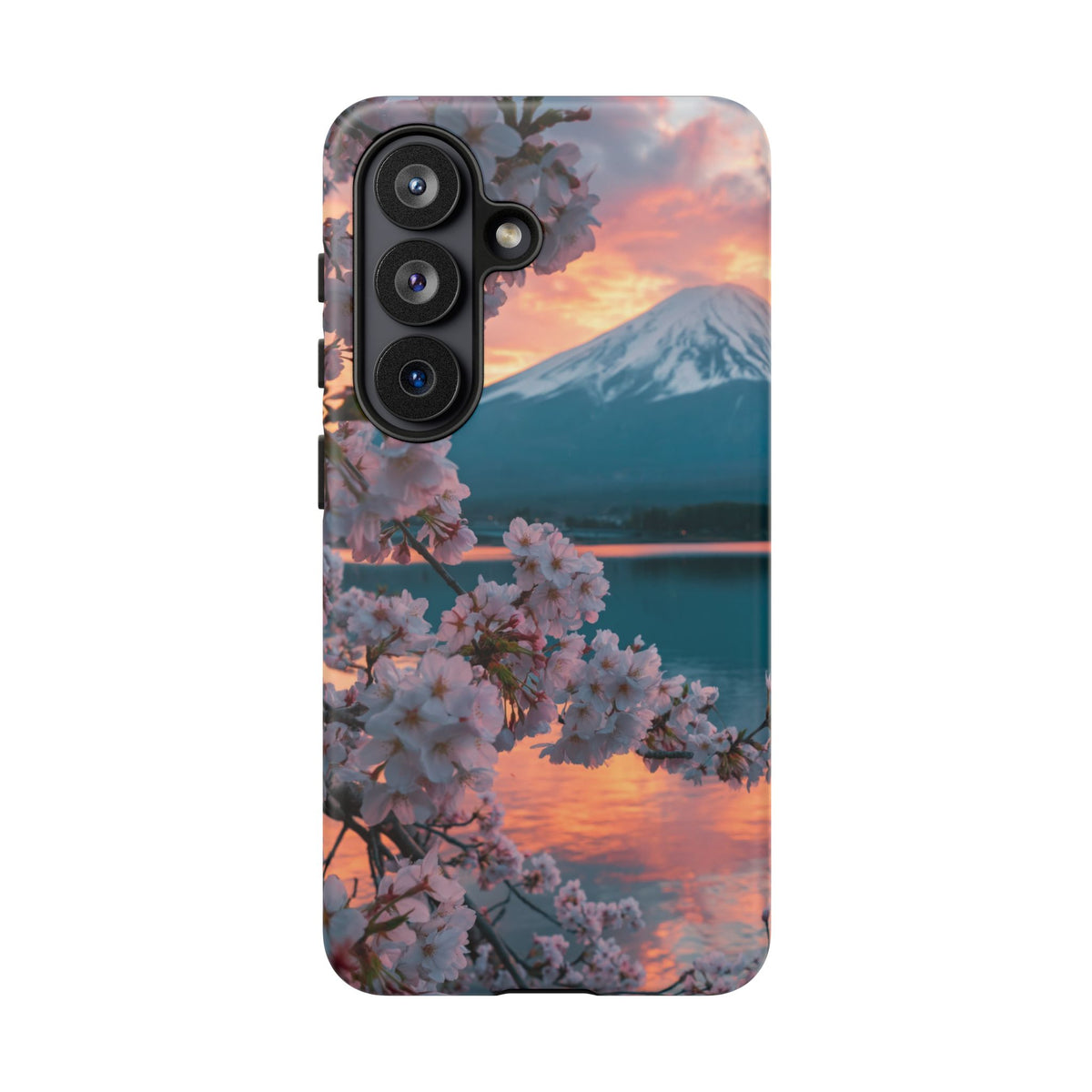Fuji Petal Reflection Samsung Galaxy Tough Phone Case