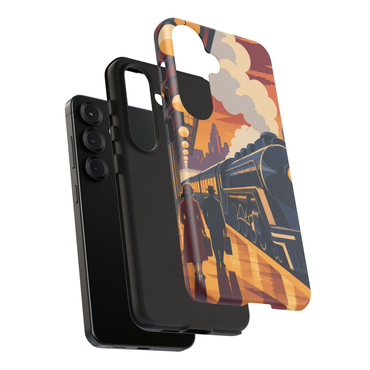 Travel by Train — Night Departure Samsung Galaxy Tough Case | train travel