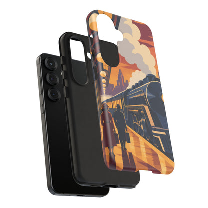 Travel by Train — Night Departure Samsung Galaxy Tough Case | train travel