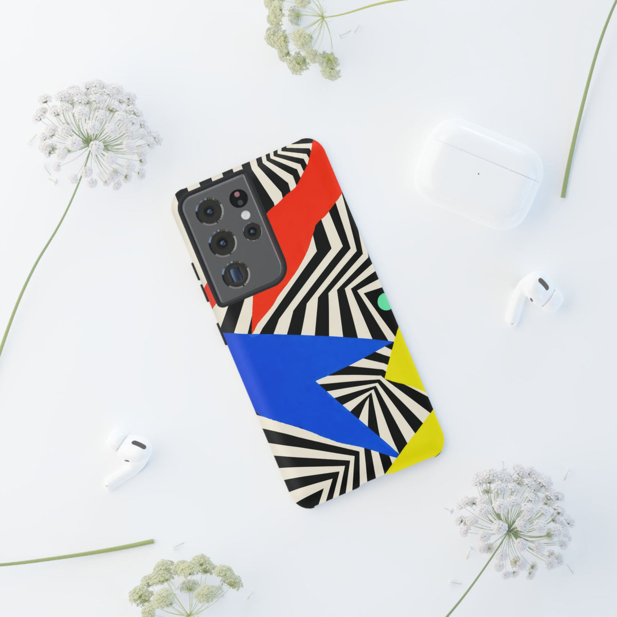 Broken Signal Samsung Galaxy Tough Case | Optical Stripe Art