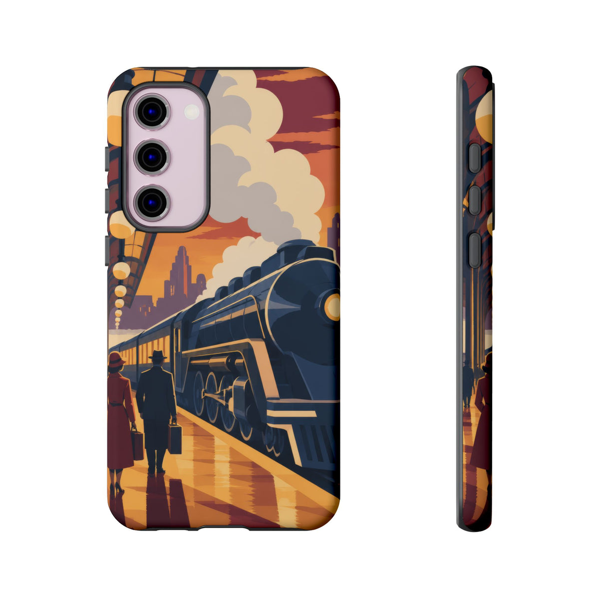 Travel by Train — Night Departure Samsung Galaxy Tough Case | train travel