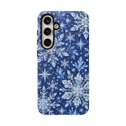 Frosted Midnight Samsung Galaxy Tough Case | snowflake