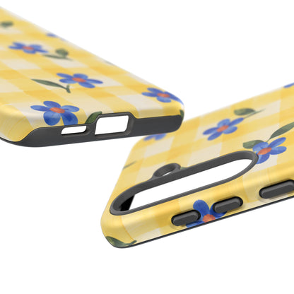 Buttercup Picnic Samsung Galaxy Tough Case | yellow gingham
