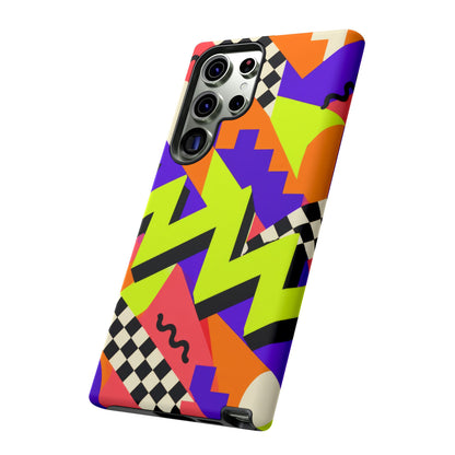 Acid Arcade Samsung Galaxy Tough Case | Bright Retro Geometry