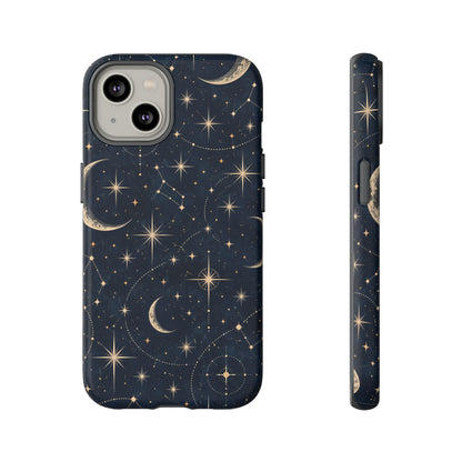 Celestial Moon iPhone Tough Case | Nocturne Atlas