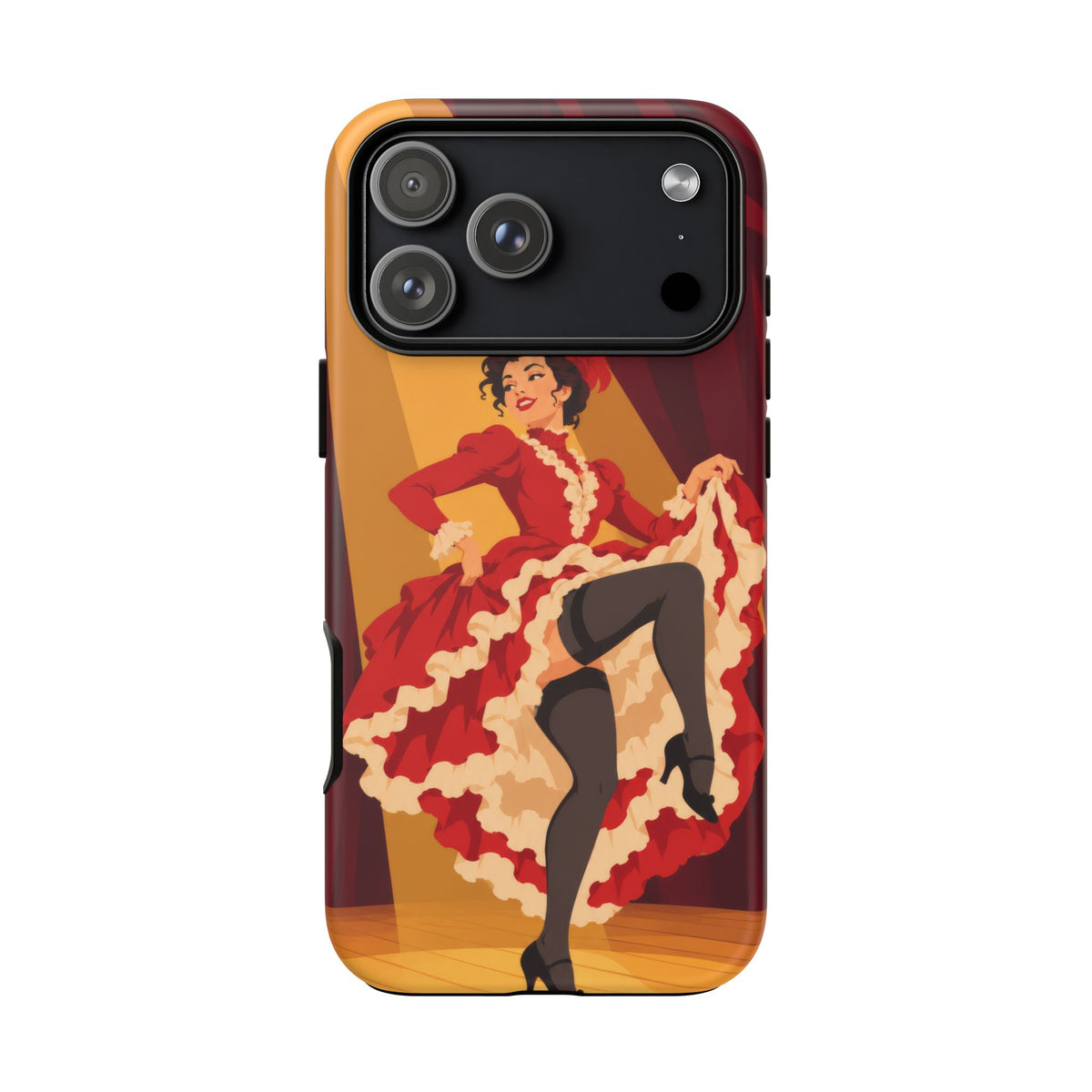 Moulin Rouge Dancer — Crimson Cabaret iPhone Tough Case | cabaret dancer