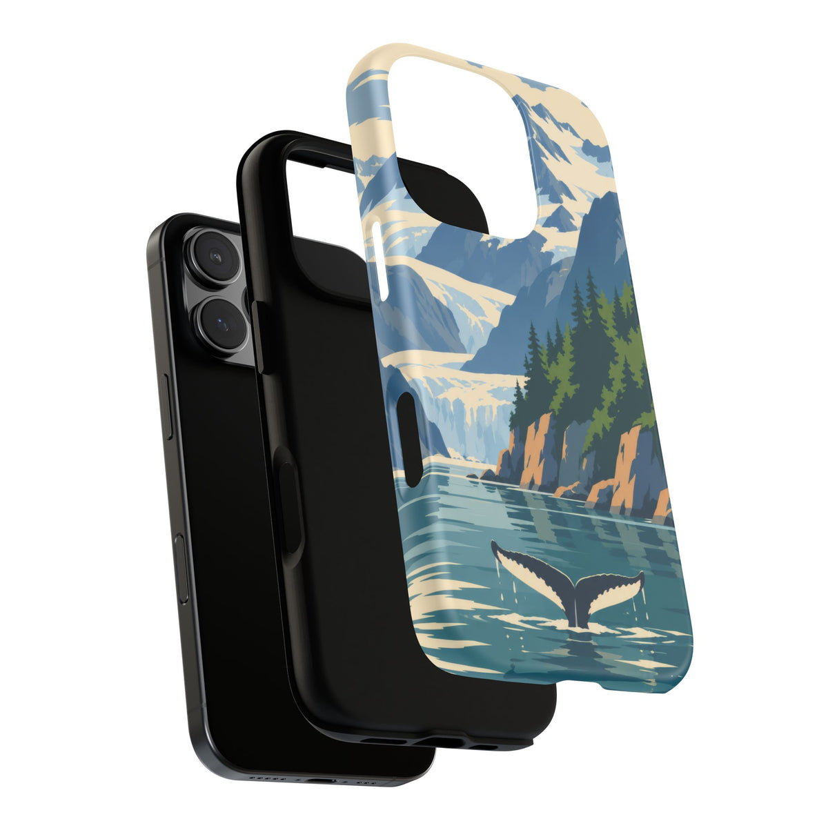 Glacier Bay — Fjord Silence iPhone Tough Case