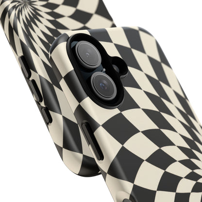 Twist Theory iPhone Tough Case | Optical Checkerboard