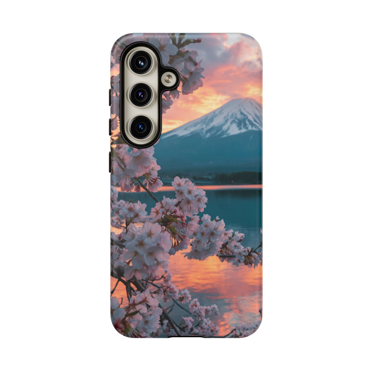 Fuji Petal Reflection Samsung Galaxy Tough Phone Case