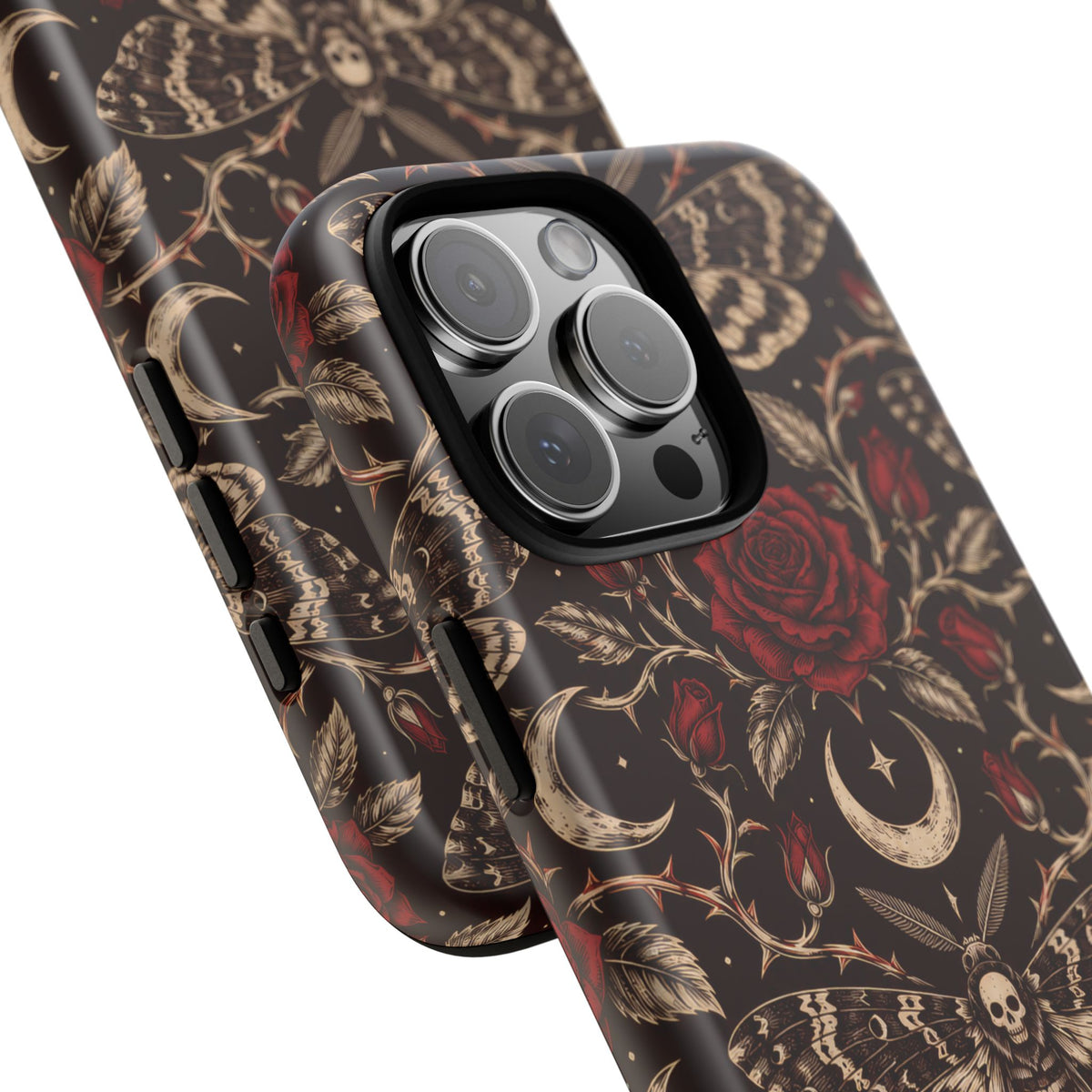 Velvet Moth Masquerade iPhone Tough Case | gothic moth