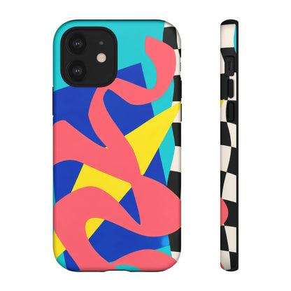Cut Loose iPhone Tough Case | Retro Abstract Art