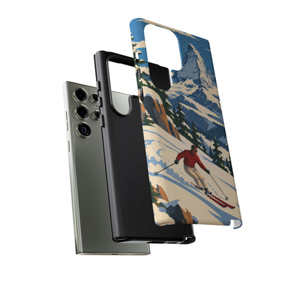 Swiss Skiing — Downhill Arc Samsung Galaxy Tough Case