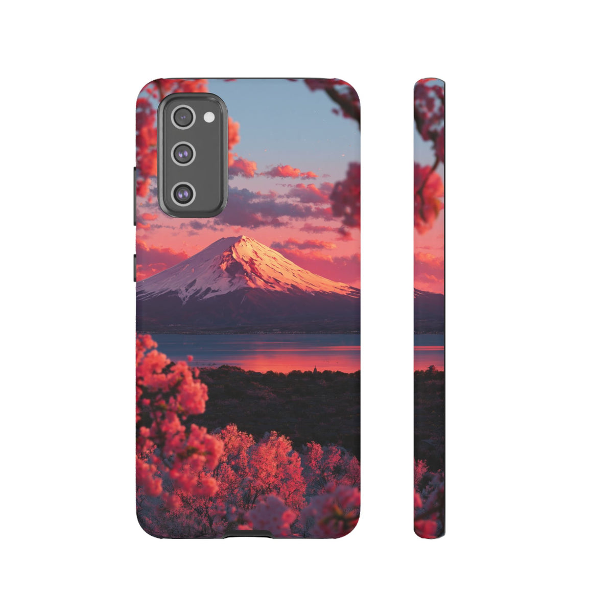 Fuji Rose Horizon Samsung Galaxy Tough Phone Case