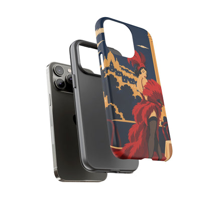 Moulin Rouge Dancer — Velvet Encore iPhone Tough Case | cabaret dancer