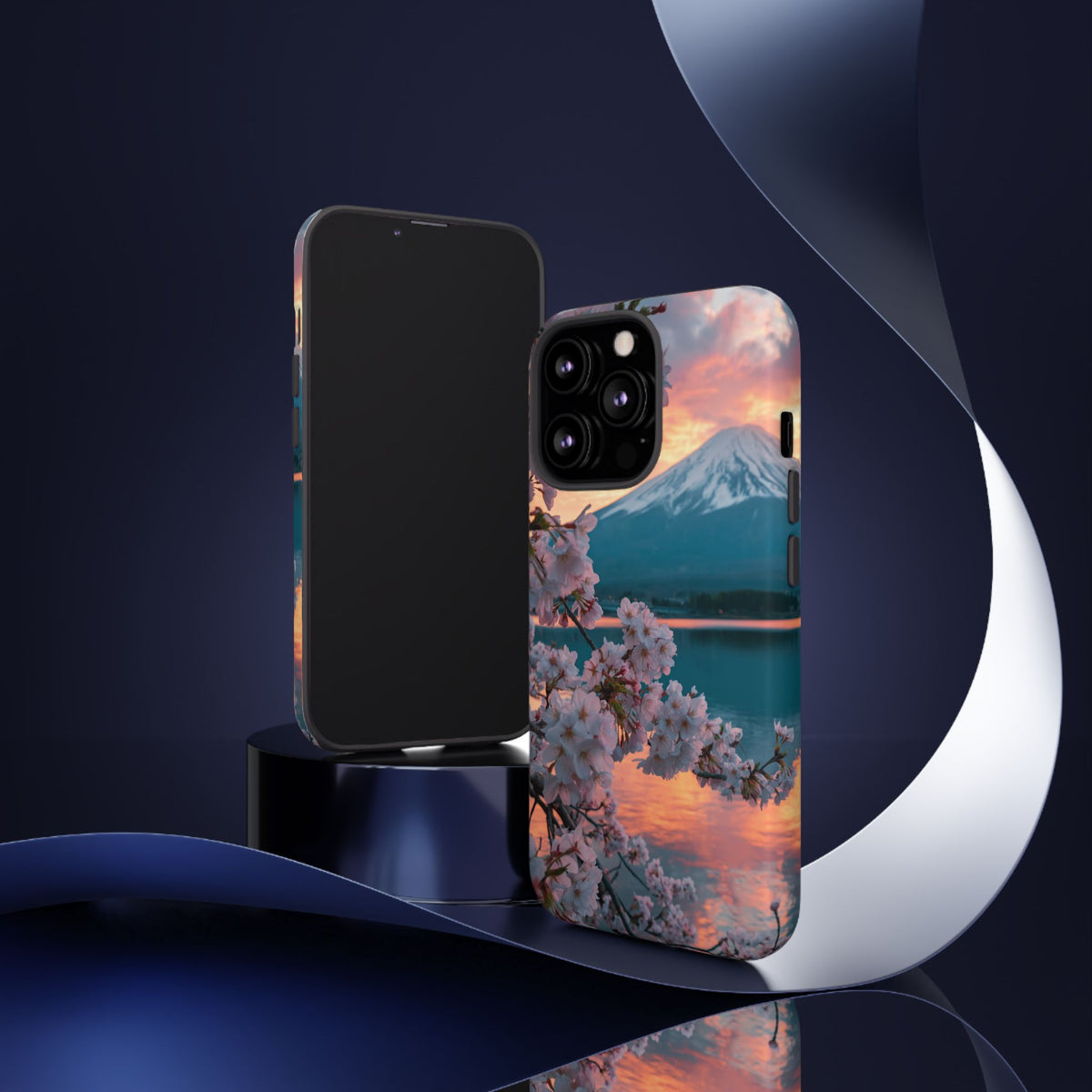 Fuji Petal Reflection iPhone Tough Phone Case